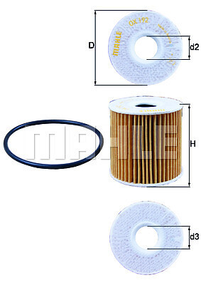 New oil filter for - oil,