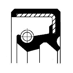 Manual transmission shaft seal - shaft,