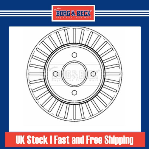 Brake discs vented for - 2x,