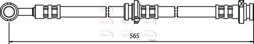 Braking system brake hose apec - system,