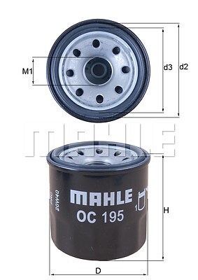 New oil filter - asia, motors