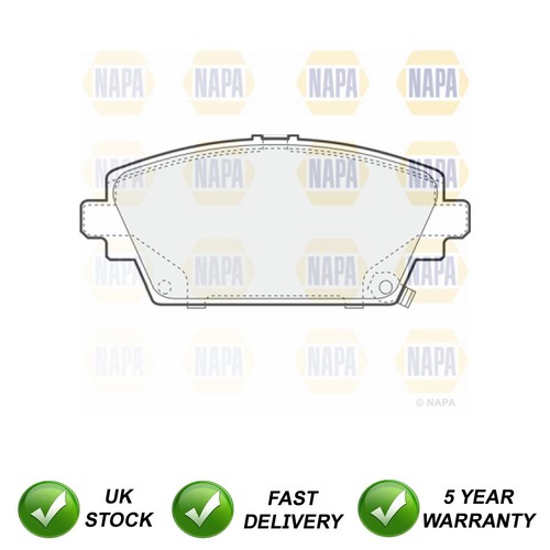 Brake pads set - sjr, fits